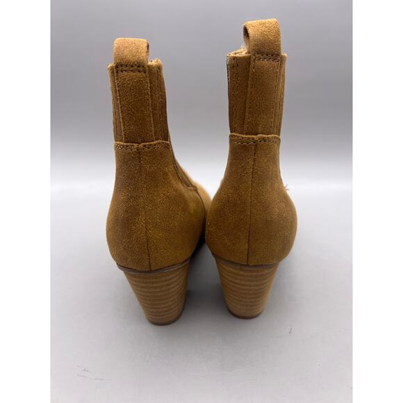 DV By Dolce Vita Caitie Womens Tan Brown Double Side Zip Ankle Booties Size 8 - Picture 4 of 11